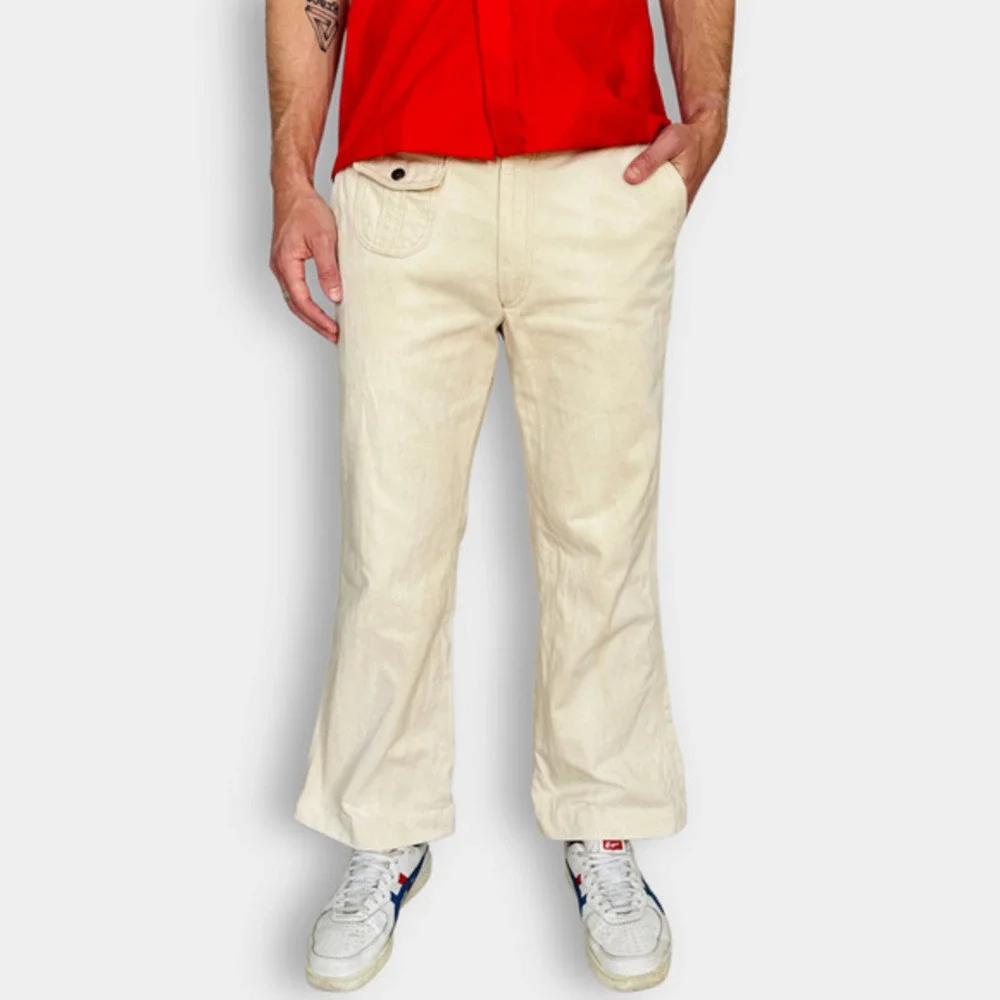 70s Levi’s White Tab Cream Pants‎